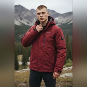 Obermeyer Men's Burgundy Performance Jacket